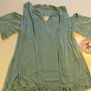 Teal Rain Blouse